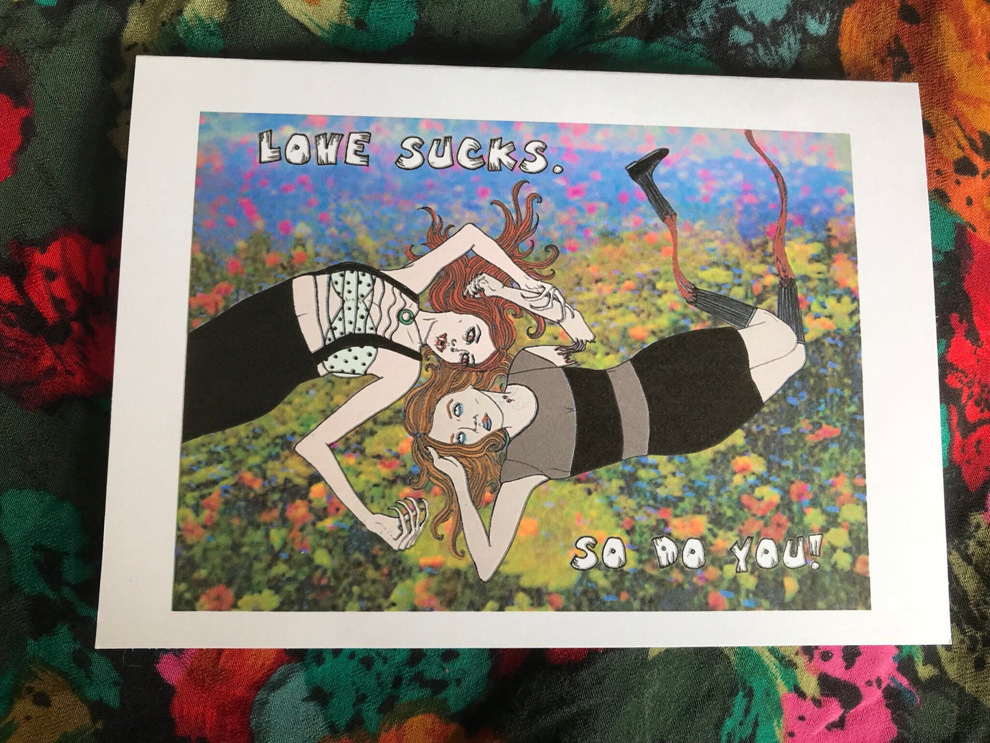 Love Sucks Greeting Card
