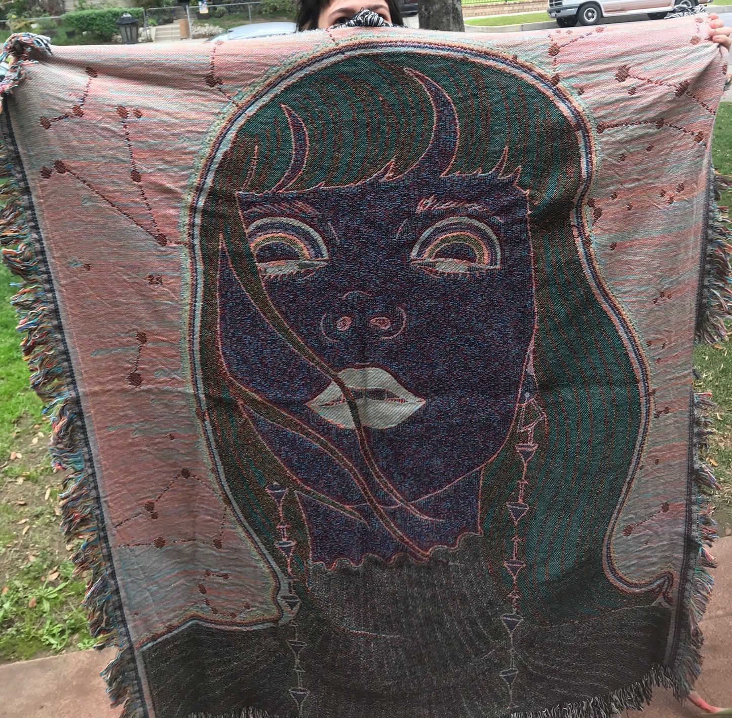 10 of Cups Woven Blanket