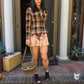 pinch me patched plaid jacket