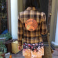 pinch me patched plaid jacket
