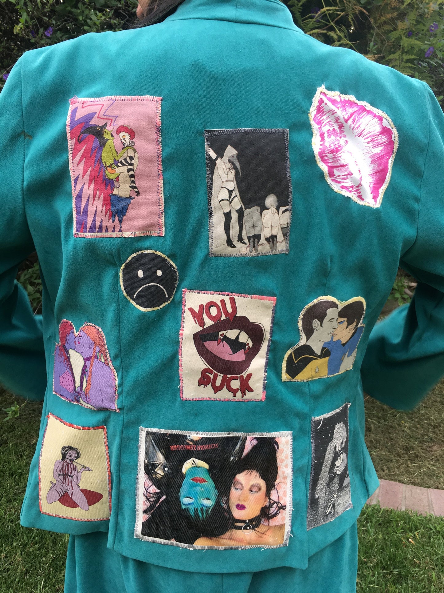 You Suck Teal Jacket