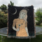 King of Wands woven blanket