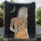 King of Wands woven blanket