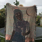 King of Wands woven blanket