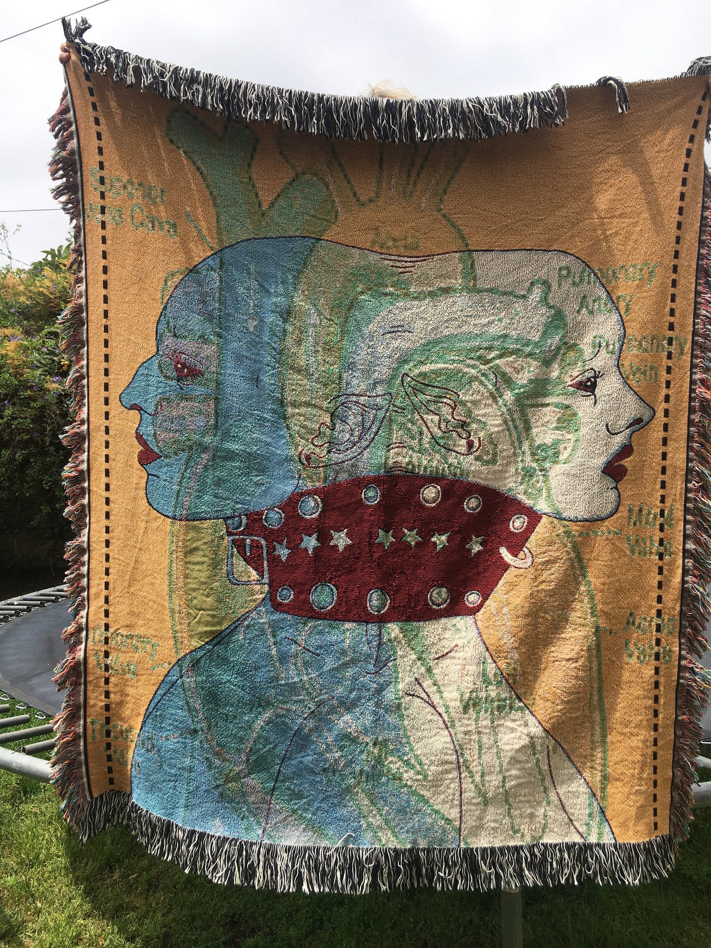 The Lovers Woven Blanket