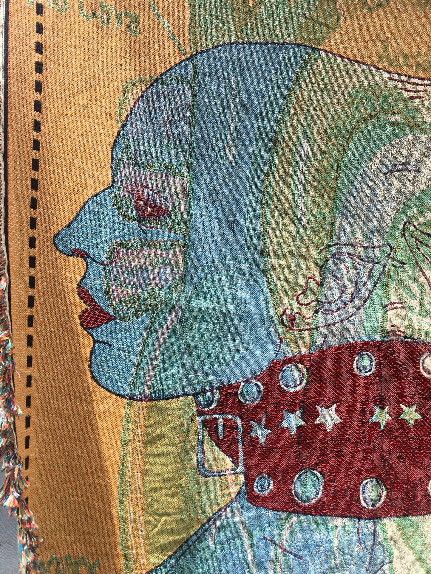 The Lovers Woven Blanket