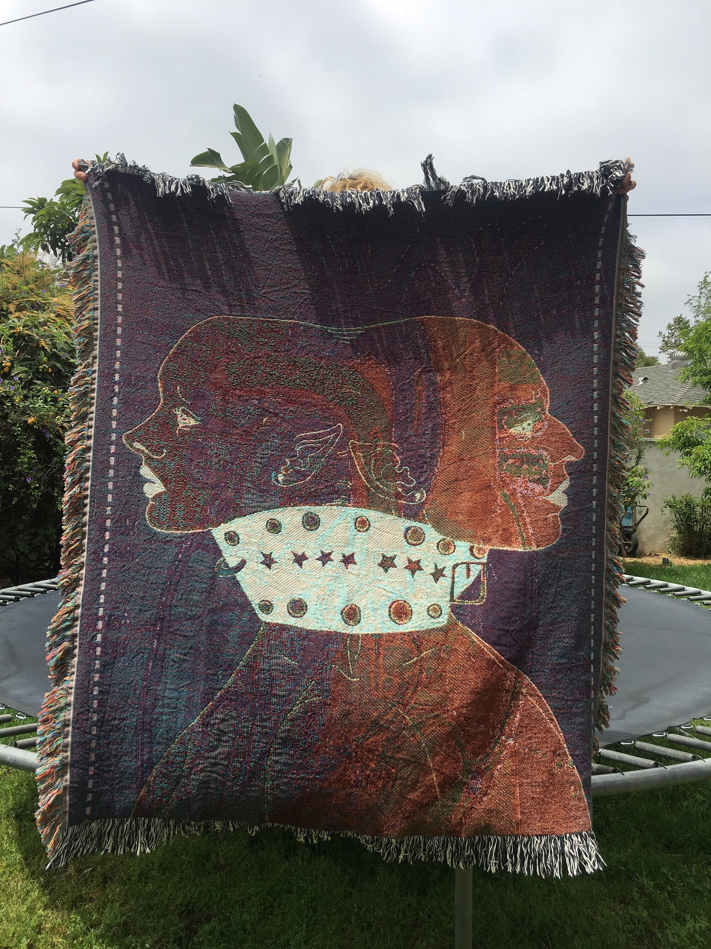 The Lovers Woven Blanket