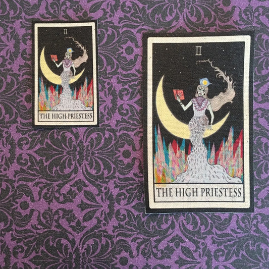 The High Priestess Tarot Canvas Patch