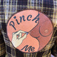 pinch me patched plaid jacket