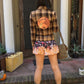 pinch me patched plaid jacket