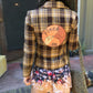 pinch me patched plaid jacket