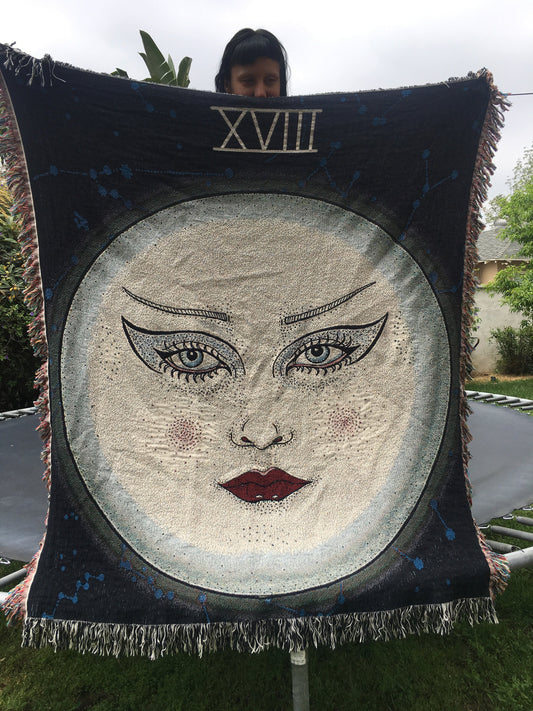 The Moon Woven Blanket