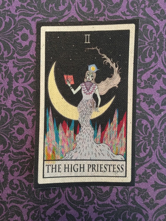 The High Priestess Tarot Canvas Patch