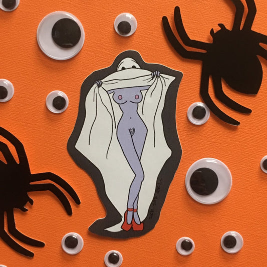 BOO- bies Vinyl Sticker ~ GID option