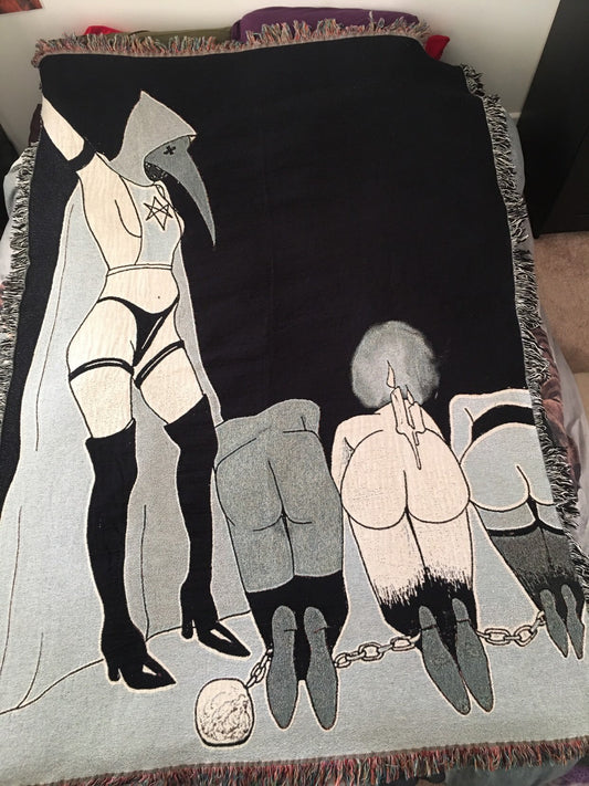 Get in Line Woven Blanket