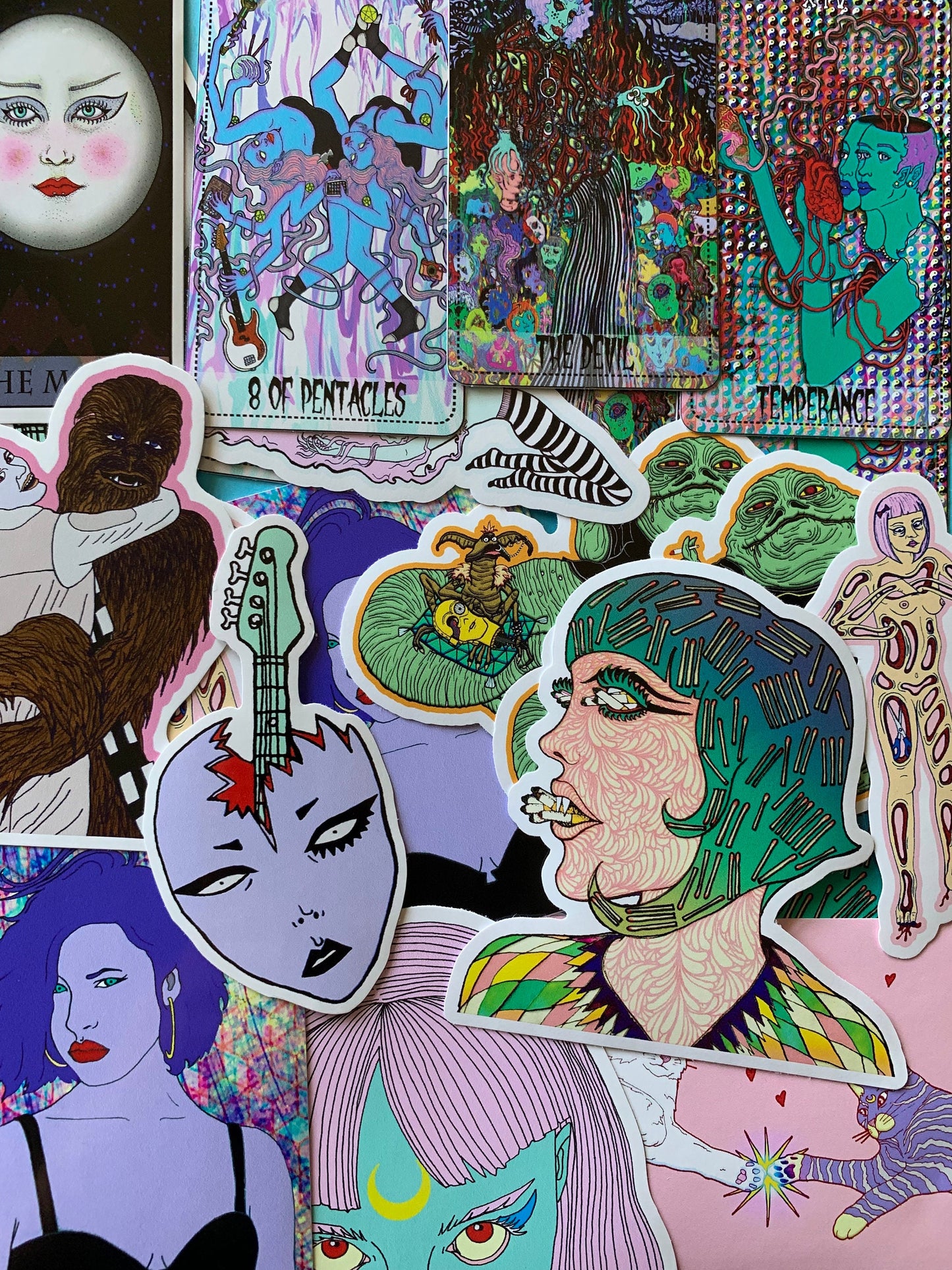 Temperance Tarot Vinly Sticker