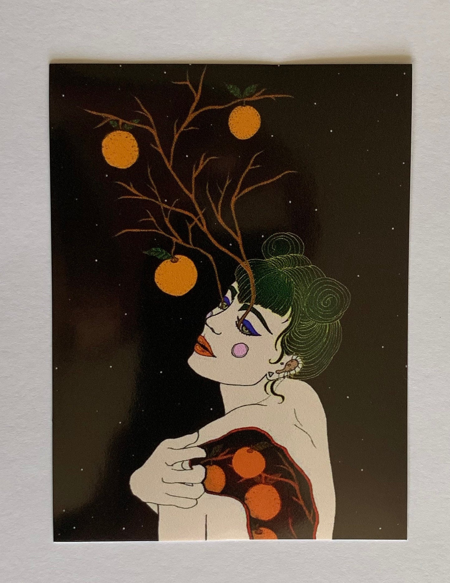 Peel Me Like a Tangerine  Vinyl Sticker