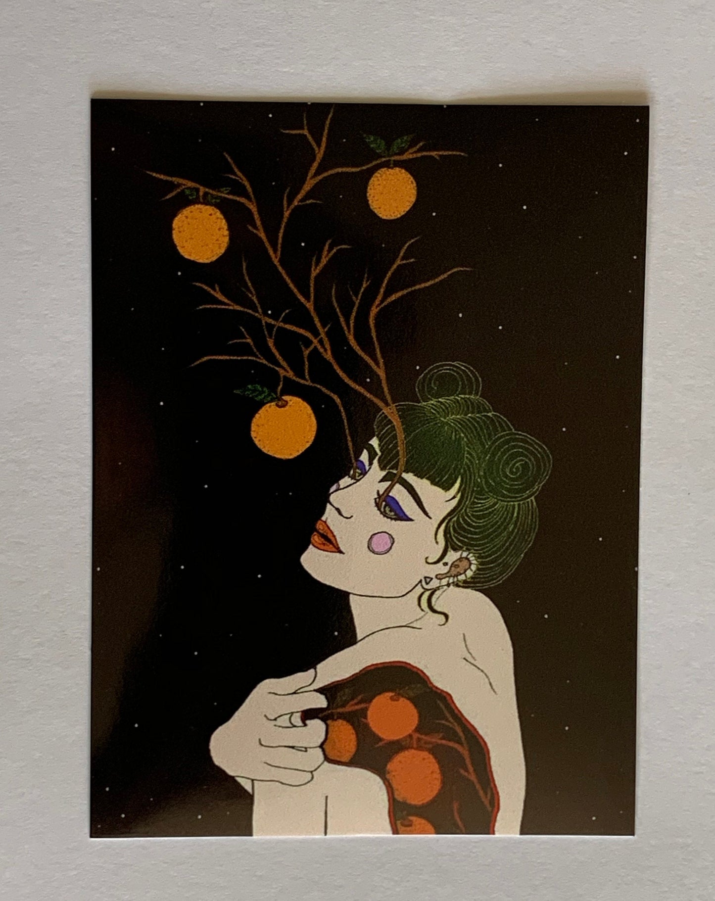 Peel Me Like a Tangerine  Vinyl Sticker