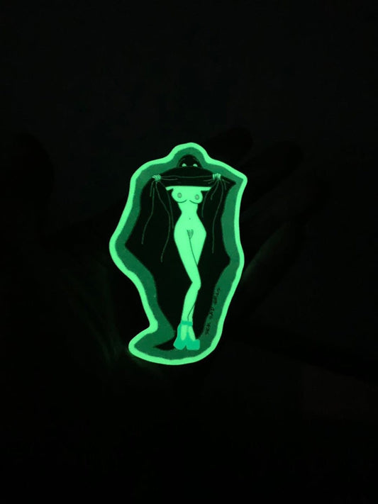 BOO- bies Vinyl Sticker ~ GID option