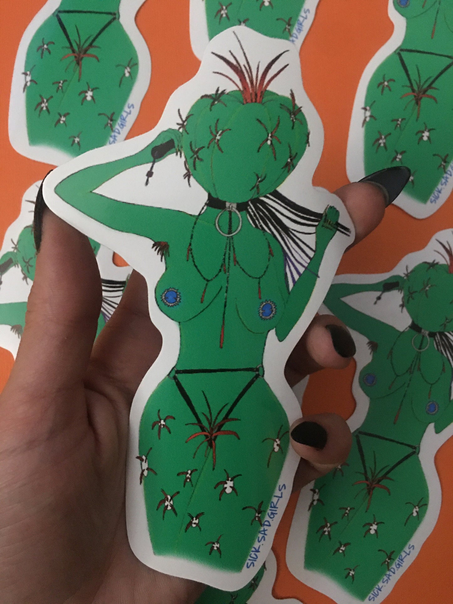 Cactus Cutie vinyl Sticker