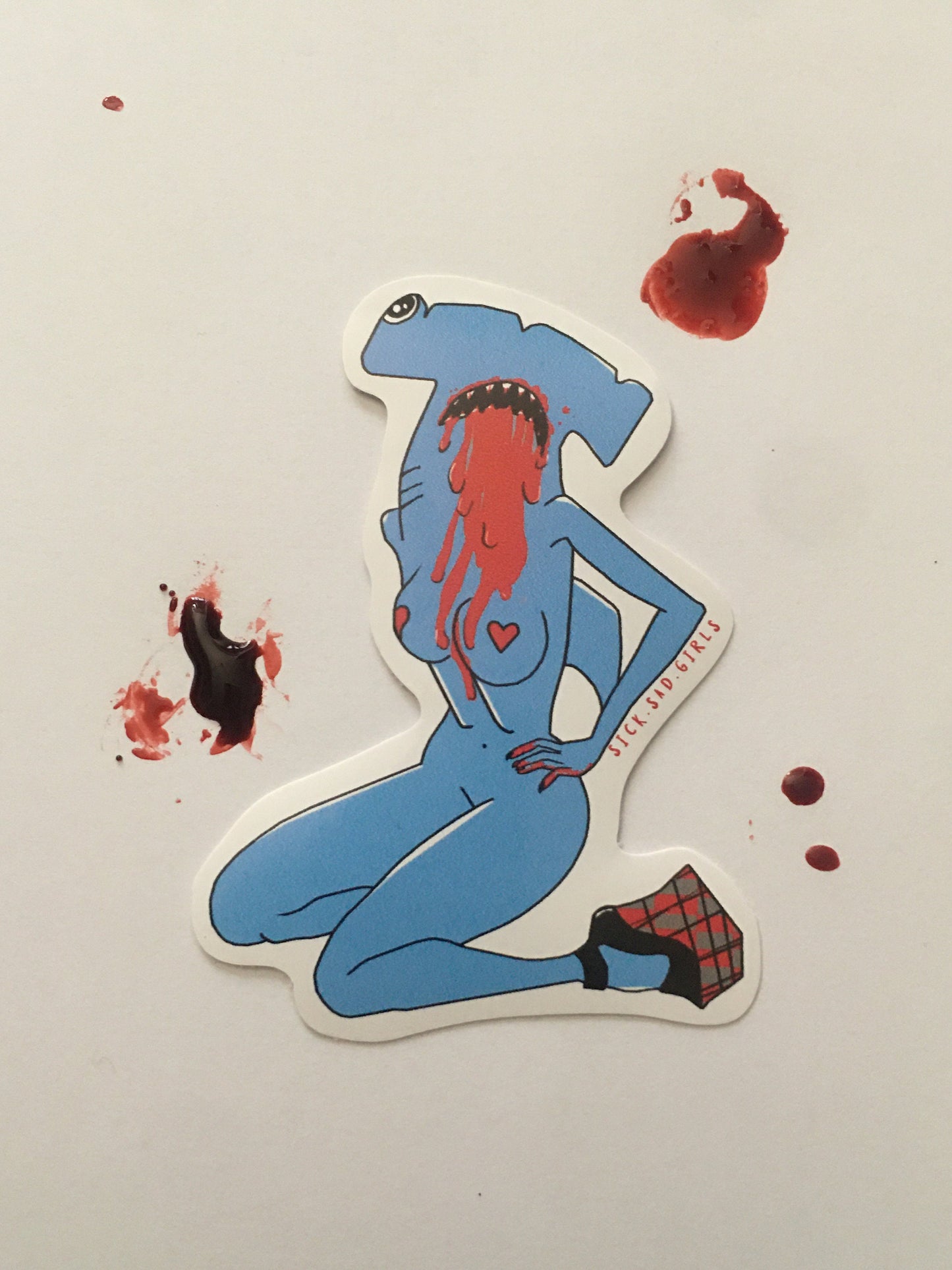 shark bait vinyl sticker