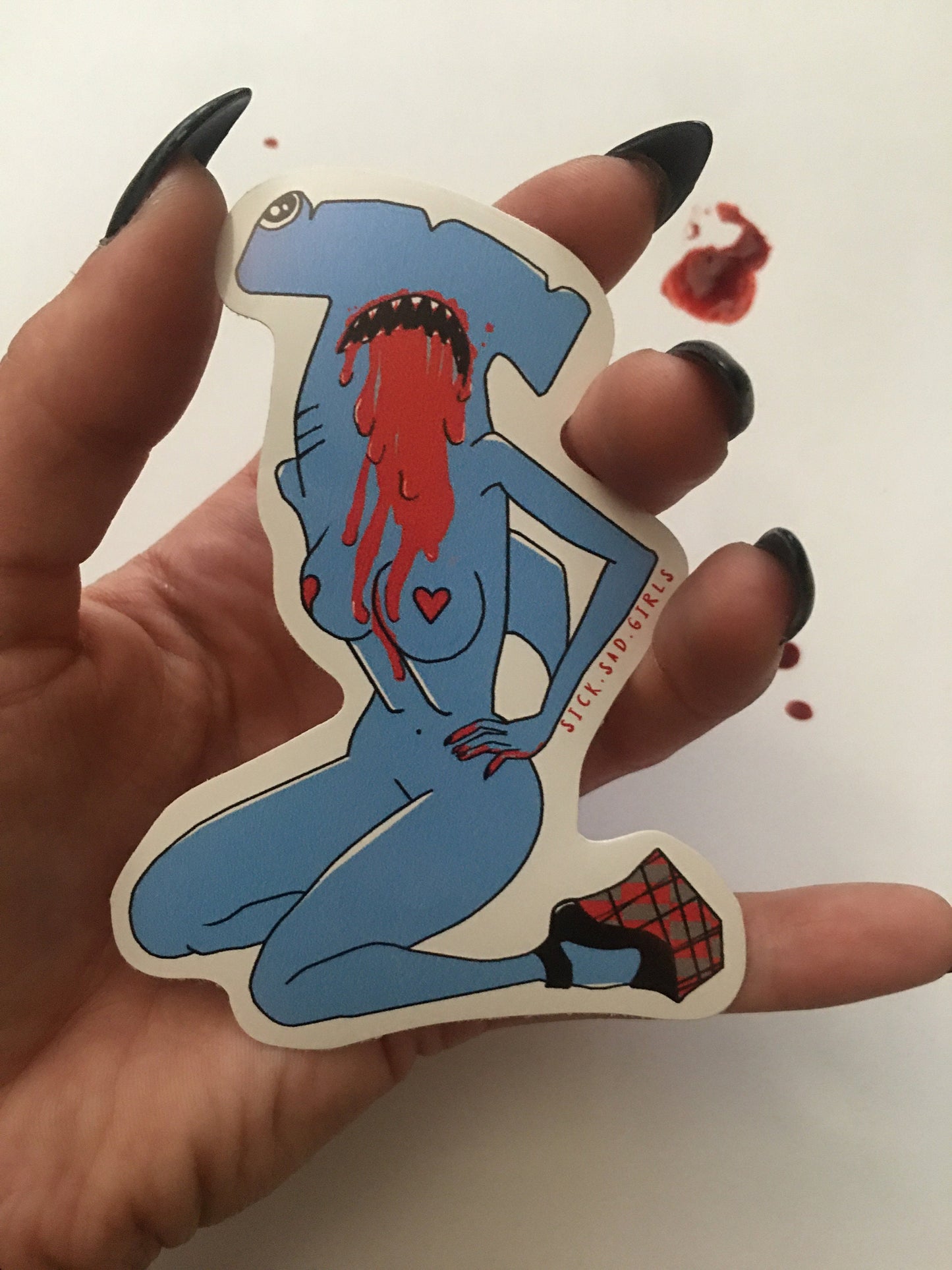shark bait vinyl sticker