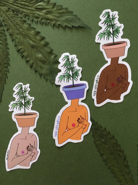 Pothead sticker pack