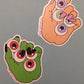 Handful of Eyeballs Vinyl Sticker