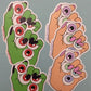 Handful of Eyeballs Vinyl Sticker