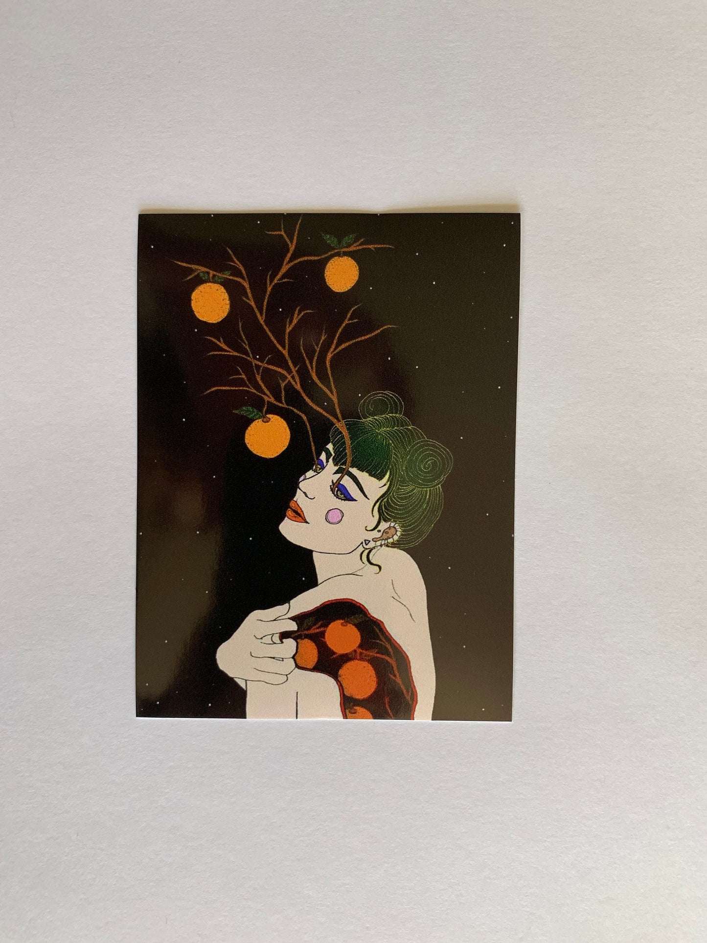 Peel Me Like a Tangerine  Vinyl Sticker