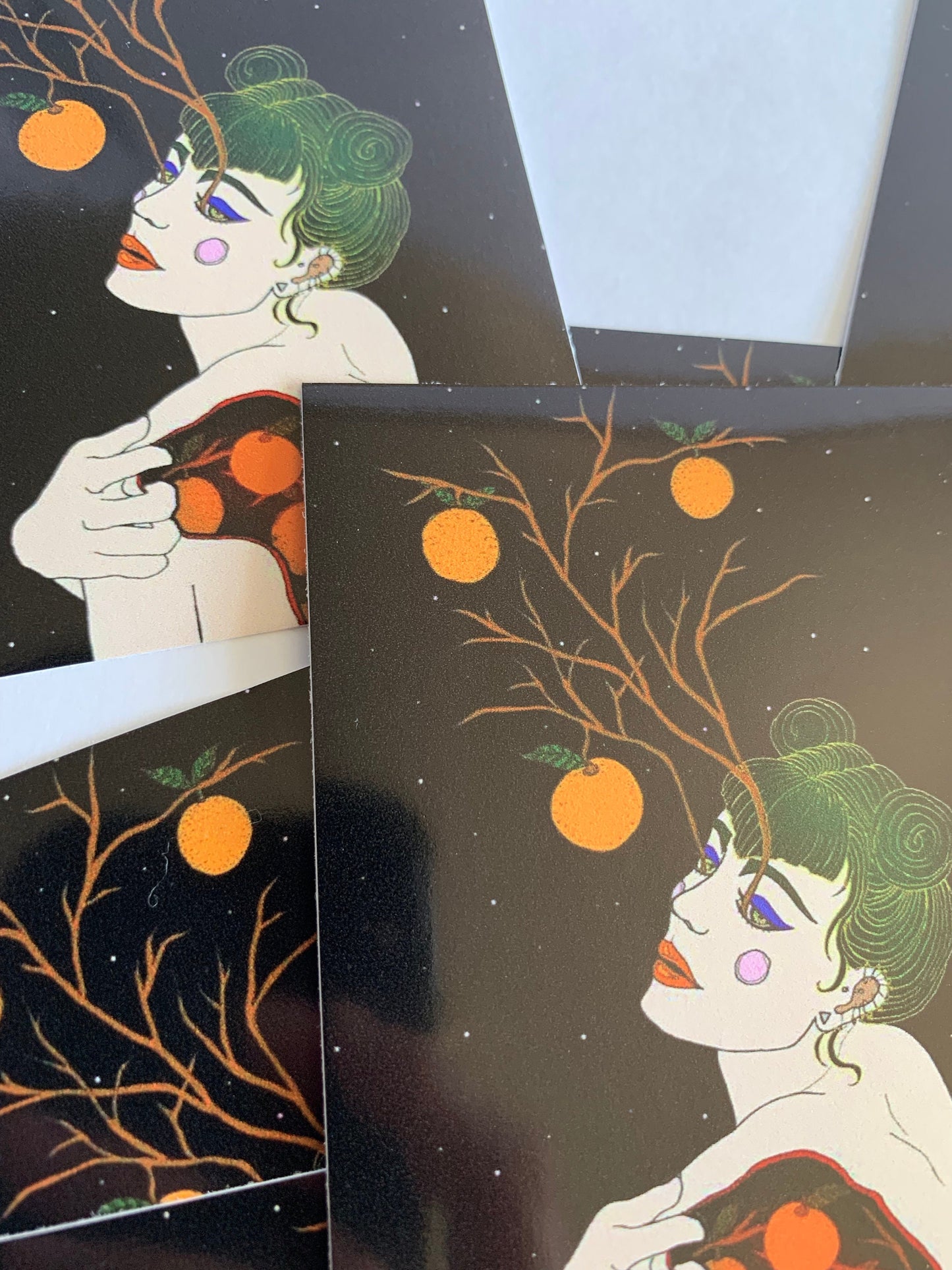Peel Me Like a Tangerine  Vinyl Sticker