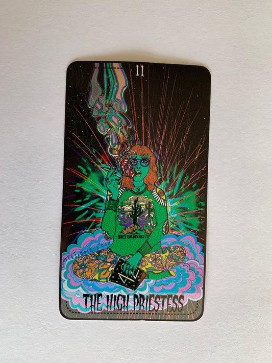 The High Priestess (Star Power Tarot) 4" Vinyl Sticker
