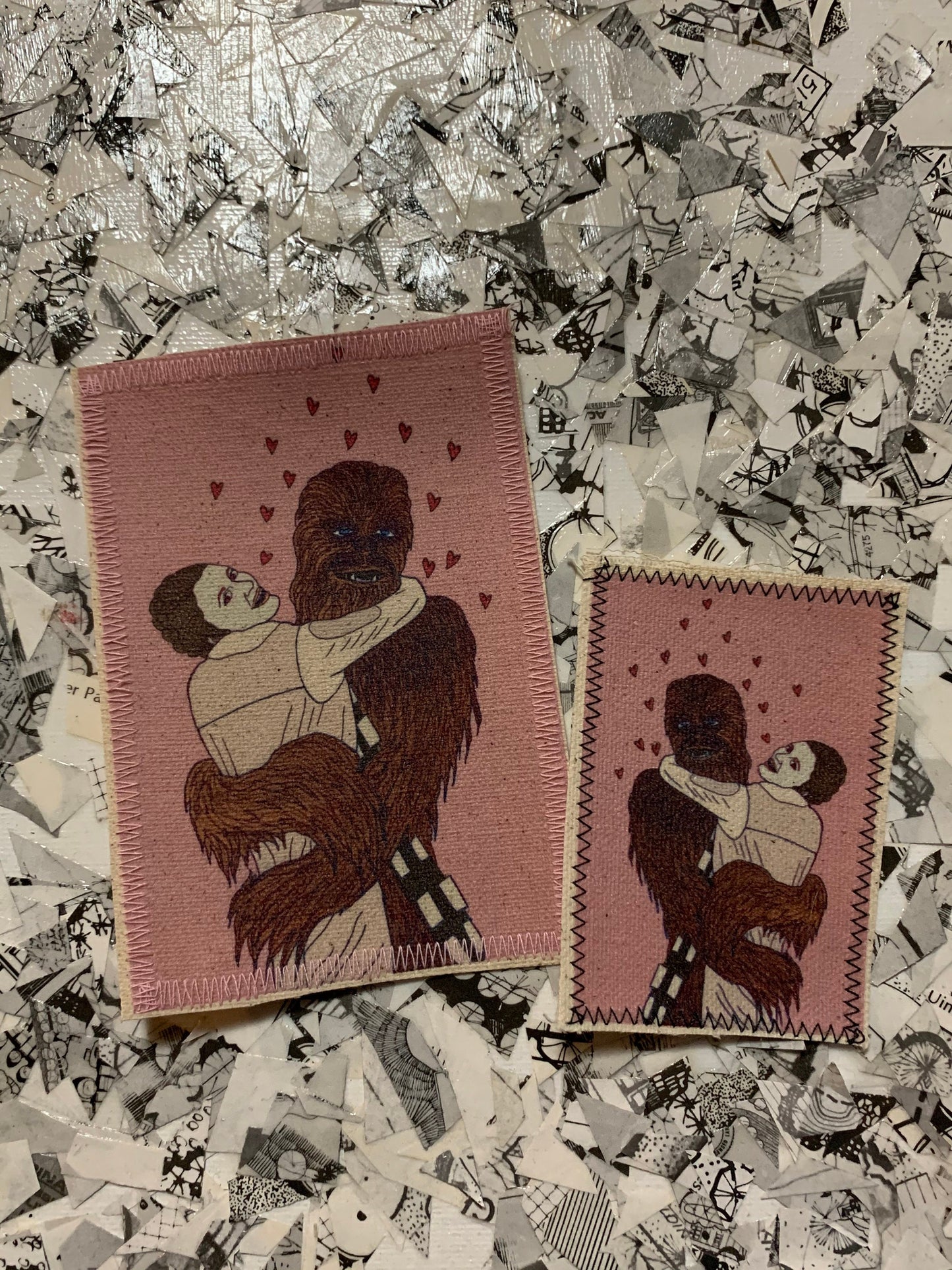 Leia & Chewbacca patch