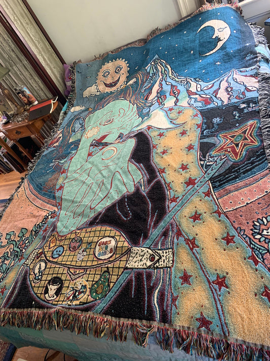 Page of Wands blanket