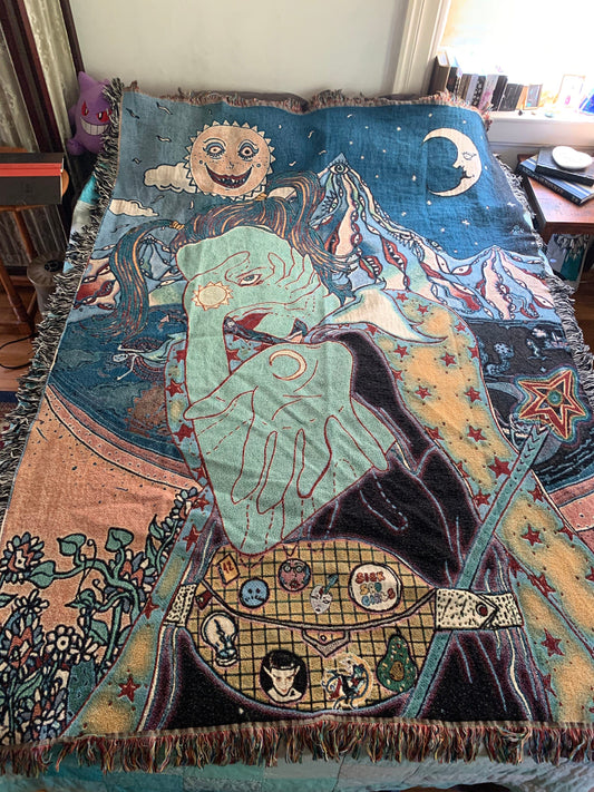 Page of Wands blanket