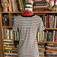 Embroidered frownie top
