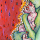 Six of Swords ~ original drawing