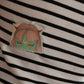 Embroidered frownie top
