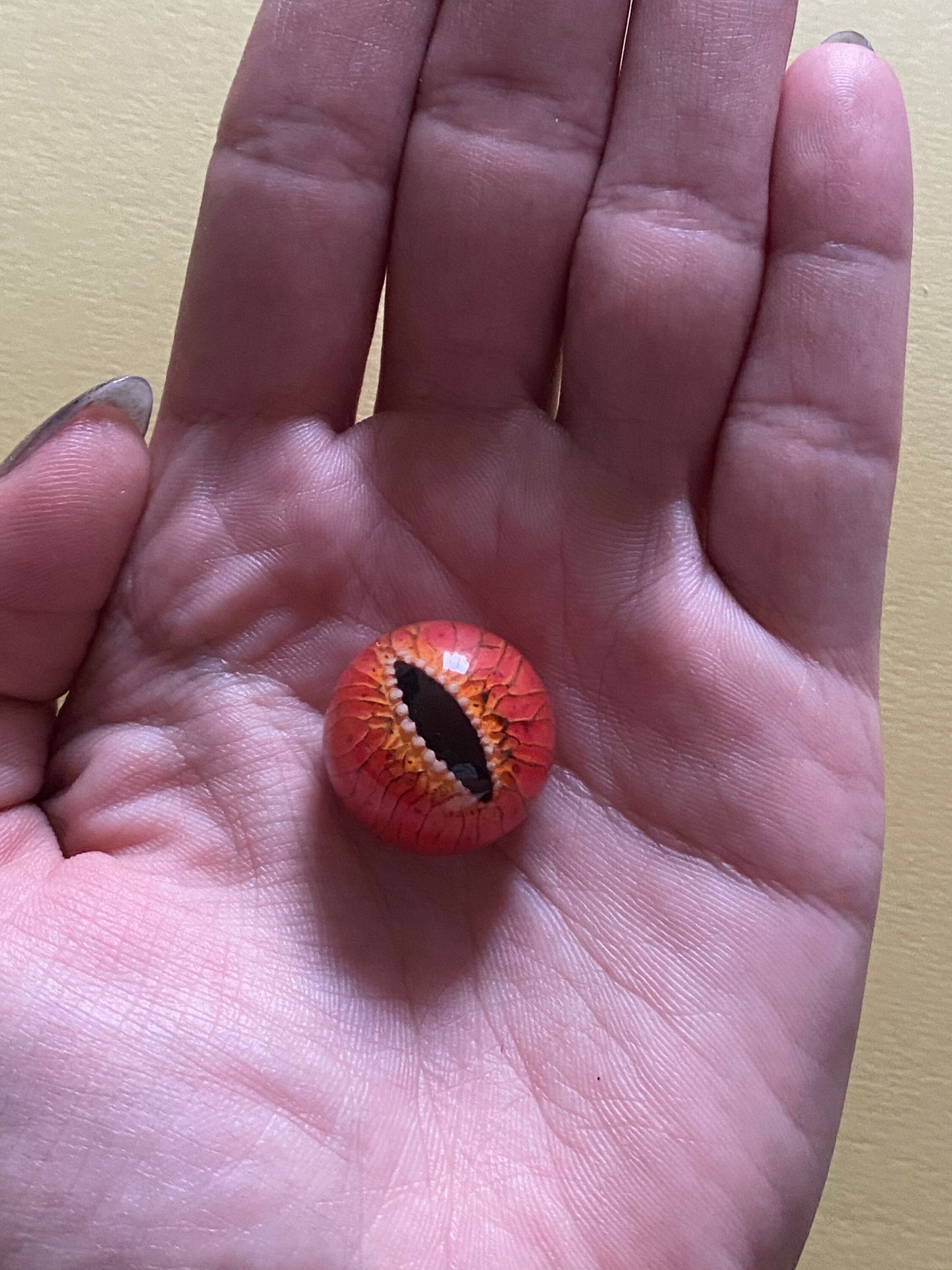 handmade gremlin eyeball