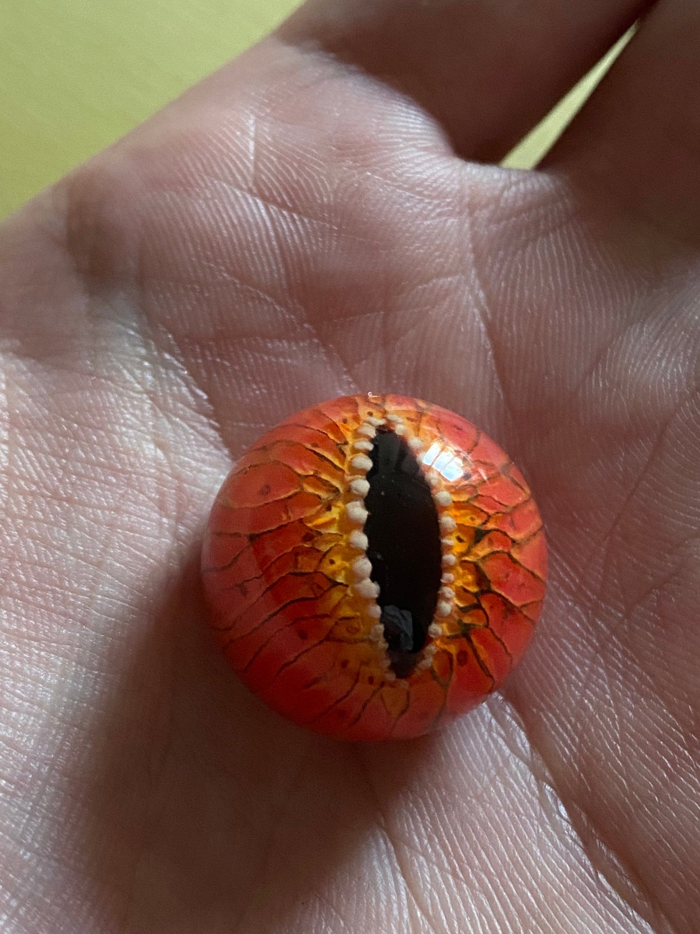 handmade gremlin eyeball