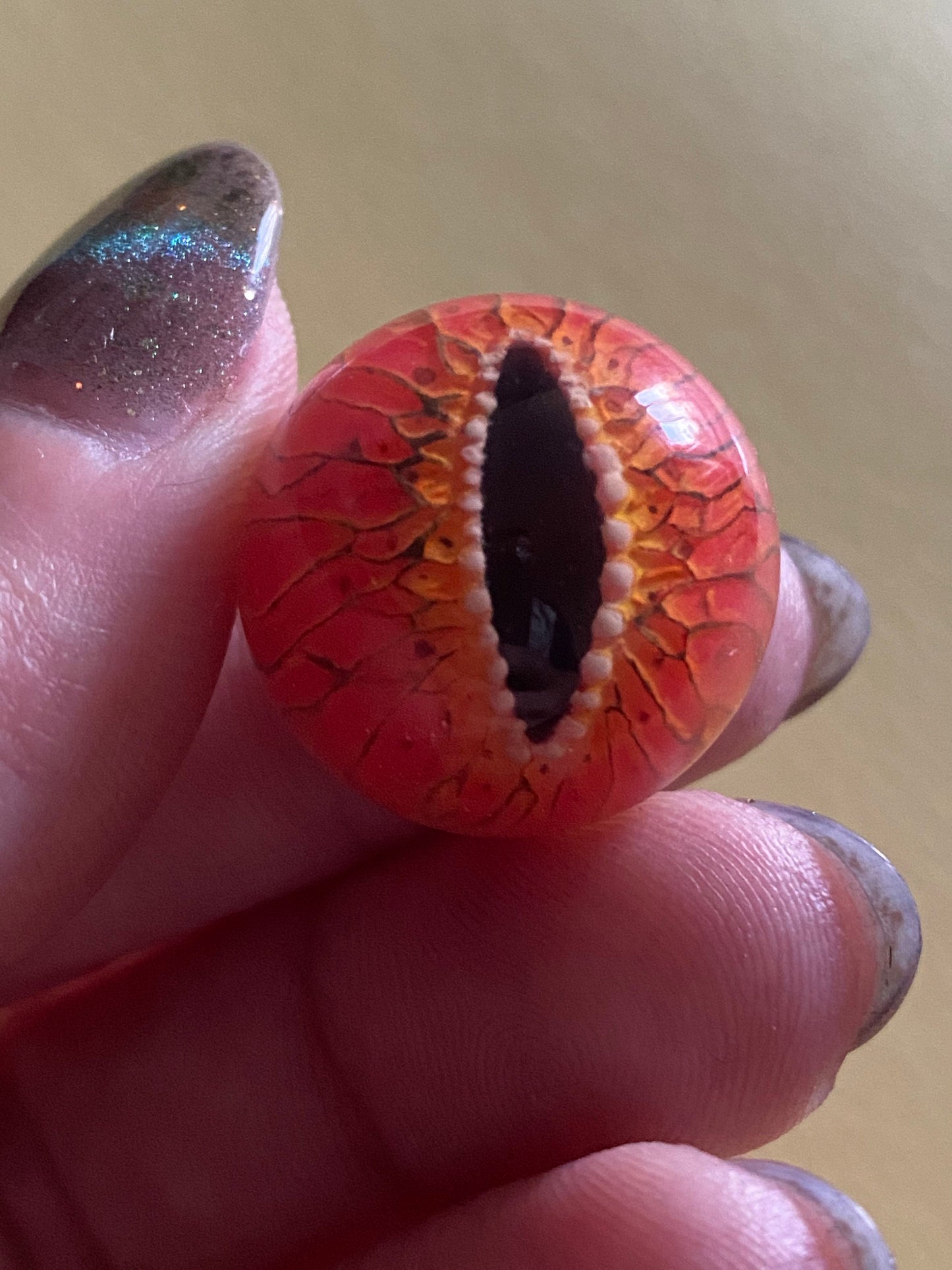 handmade gremlin eyeball