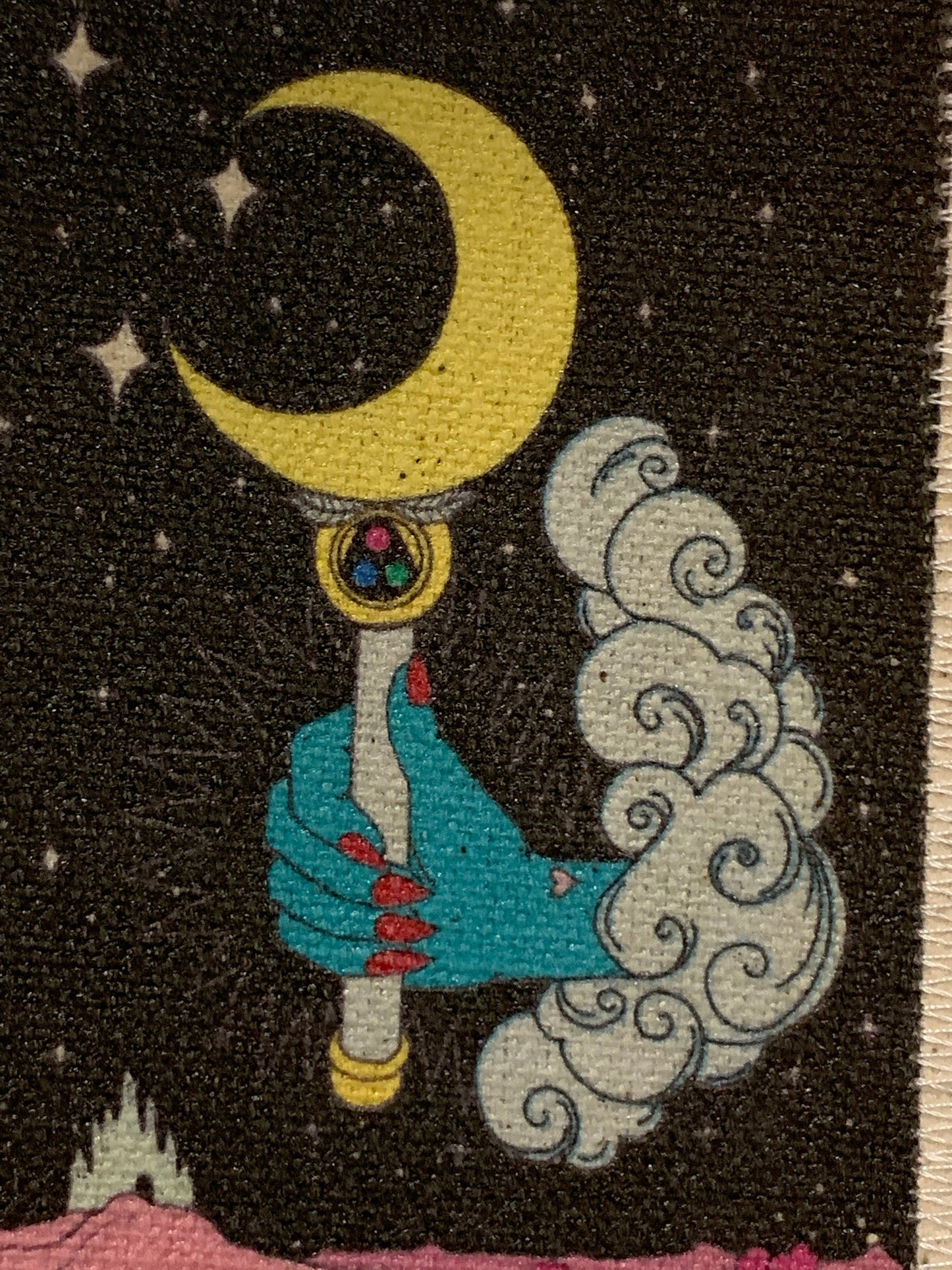 Ace of Wands Canvas Patch