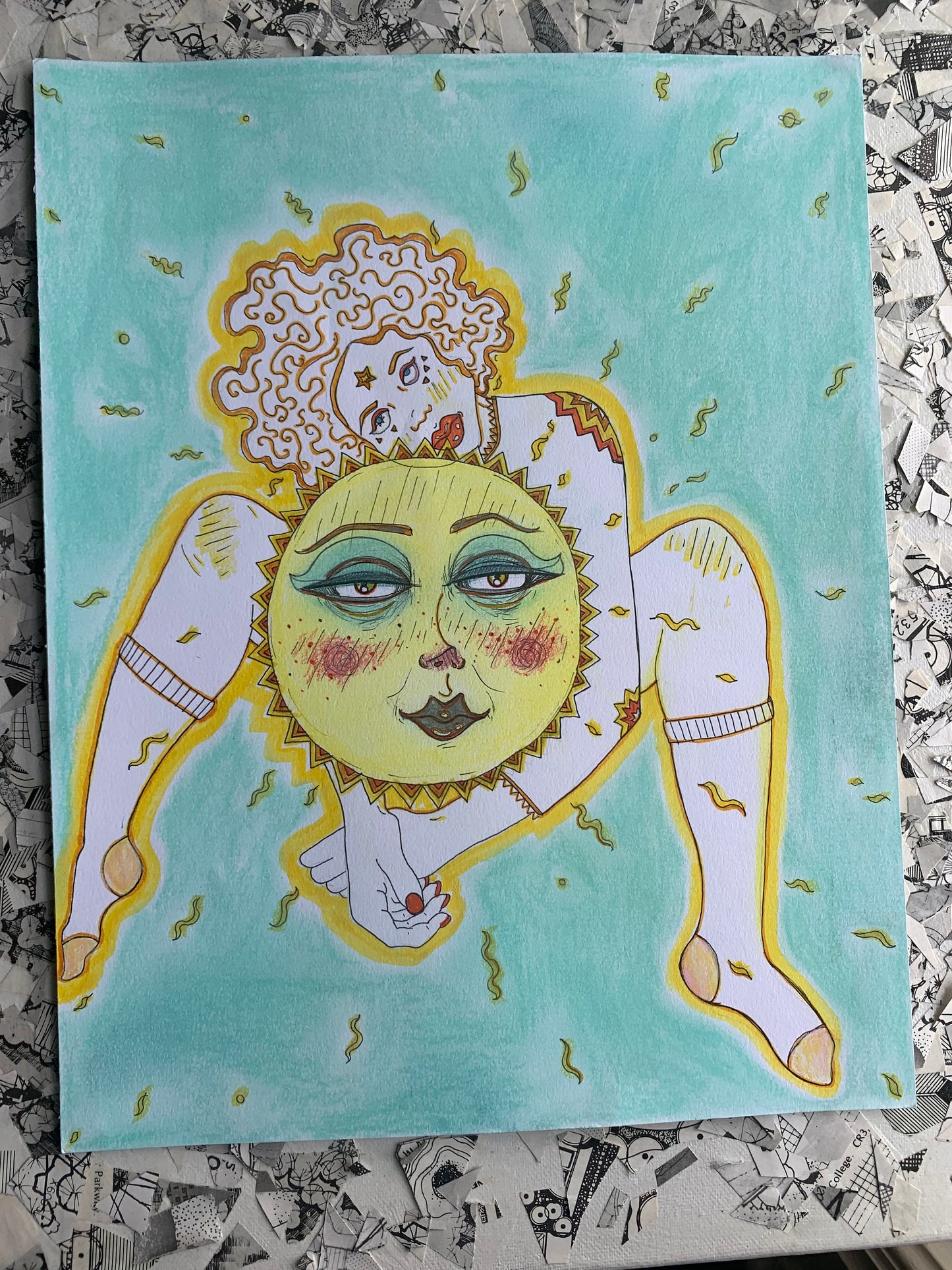 The Sun ~ Original Drawing