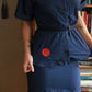 Embroidered Frownie Dress