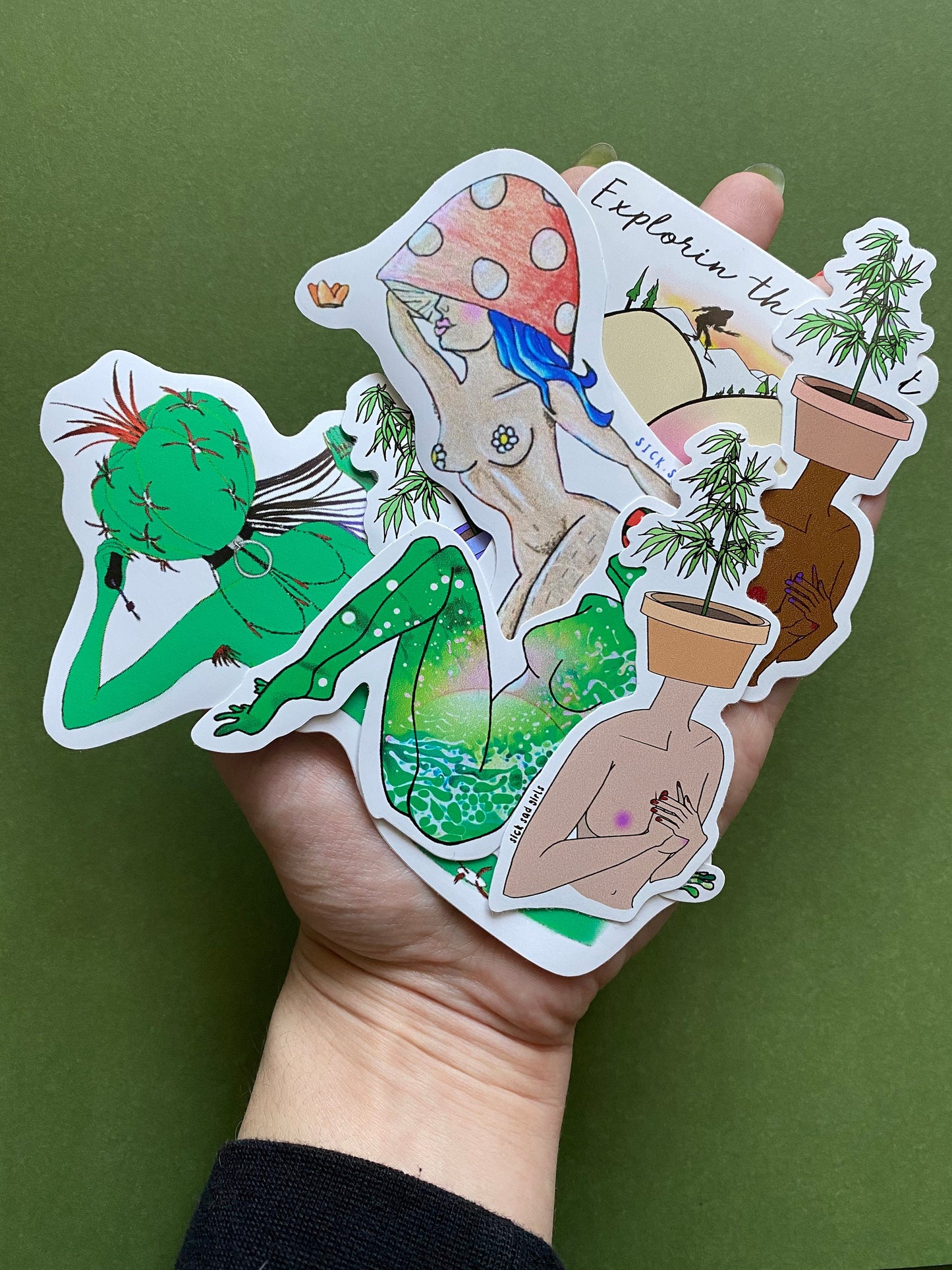 Just Keep Growing sticker pack