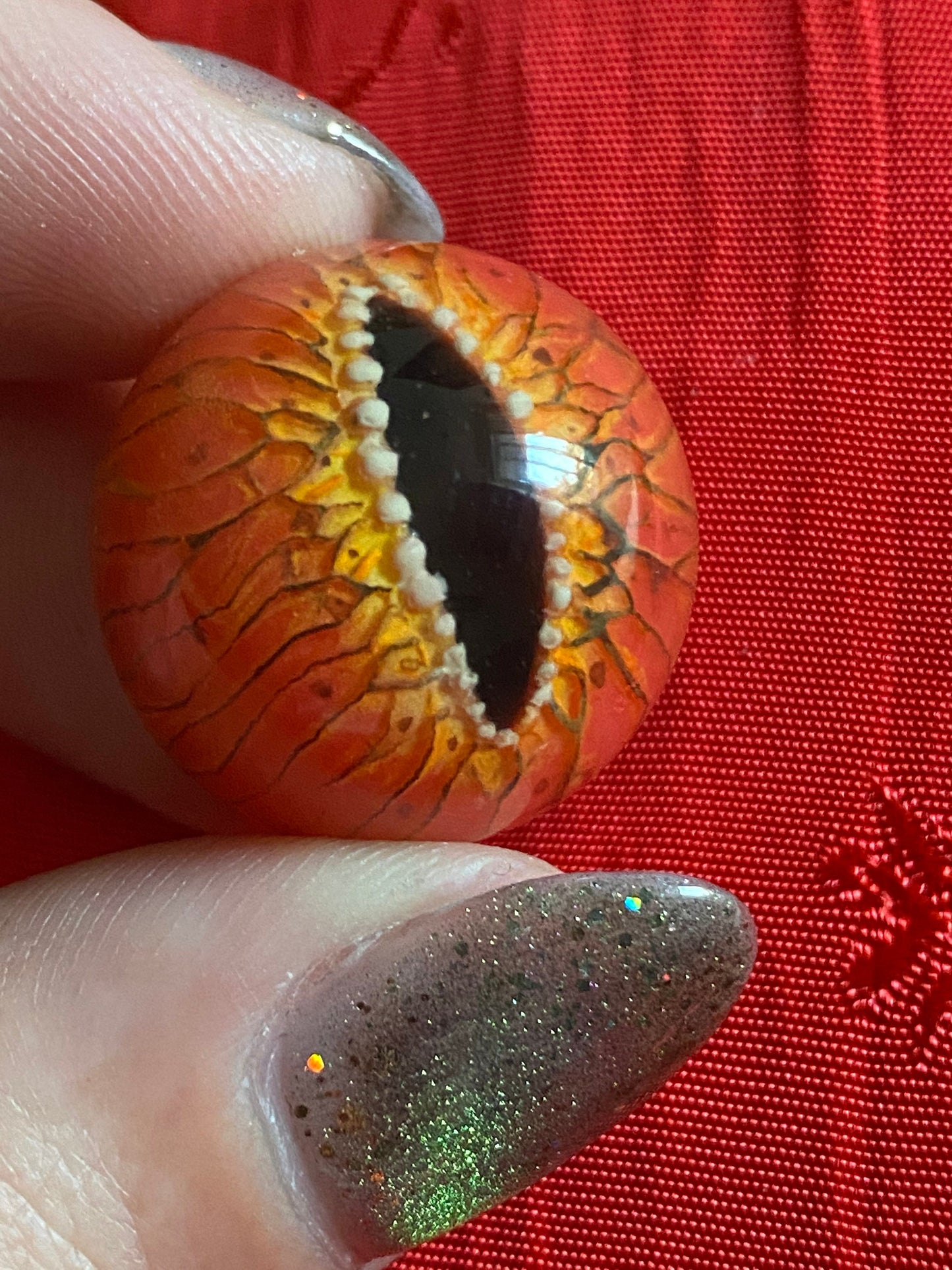 handmade gremlin eyeball