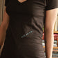 sick sad girl embroidered tee