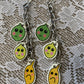 sad citrus earrings