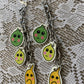 sad citrus earrings