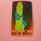 Ace of Wands Vinyl Sticker